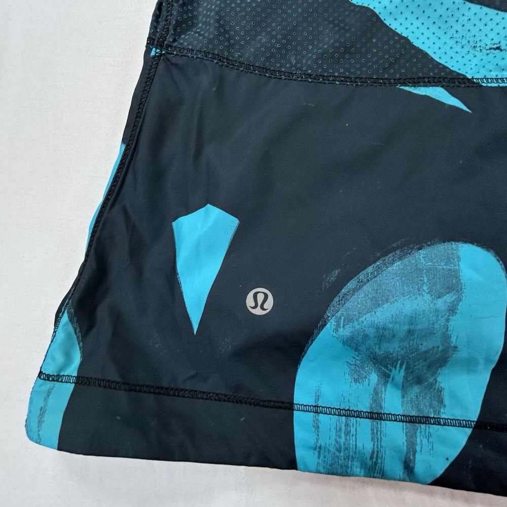 Lululemon Pack-It Vest Womens 6 Blue Full Zip Hooded Running Windbreaker - Picture 9 of 10